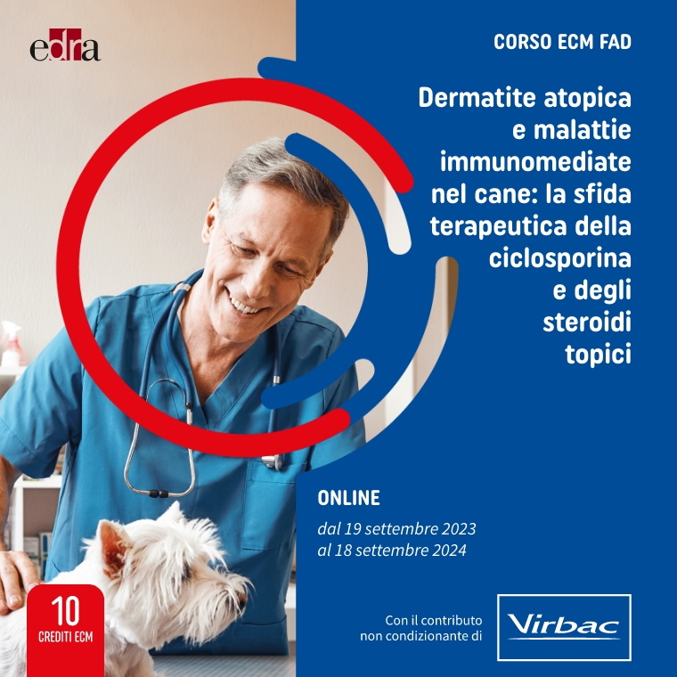 Dermatite atopica e malattie immunomediate nel cane: la sfida terapeutica della ciclosporina e degli steroidi topici